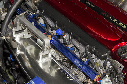 GReddy Performance 10.5mm Fuel Delivery Tube Blue - 1989-2002 NISSAN BNR32 / BCNR33 / BNR34 Skyline GT-R RB26DETT - 13923090