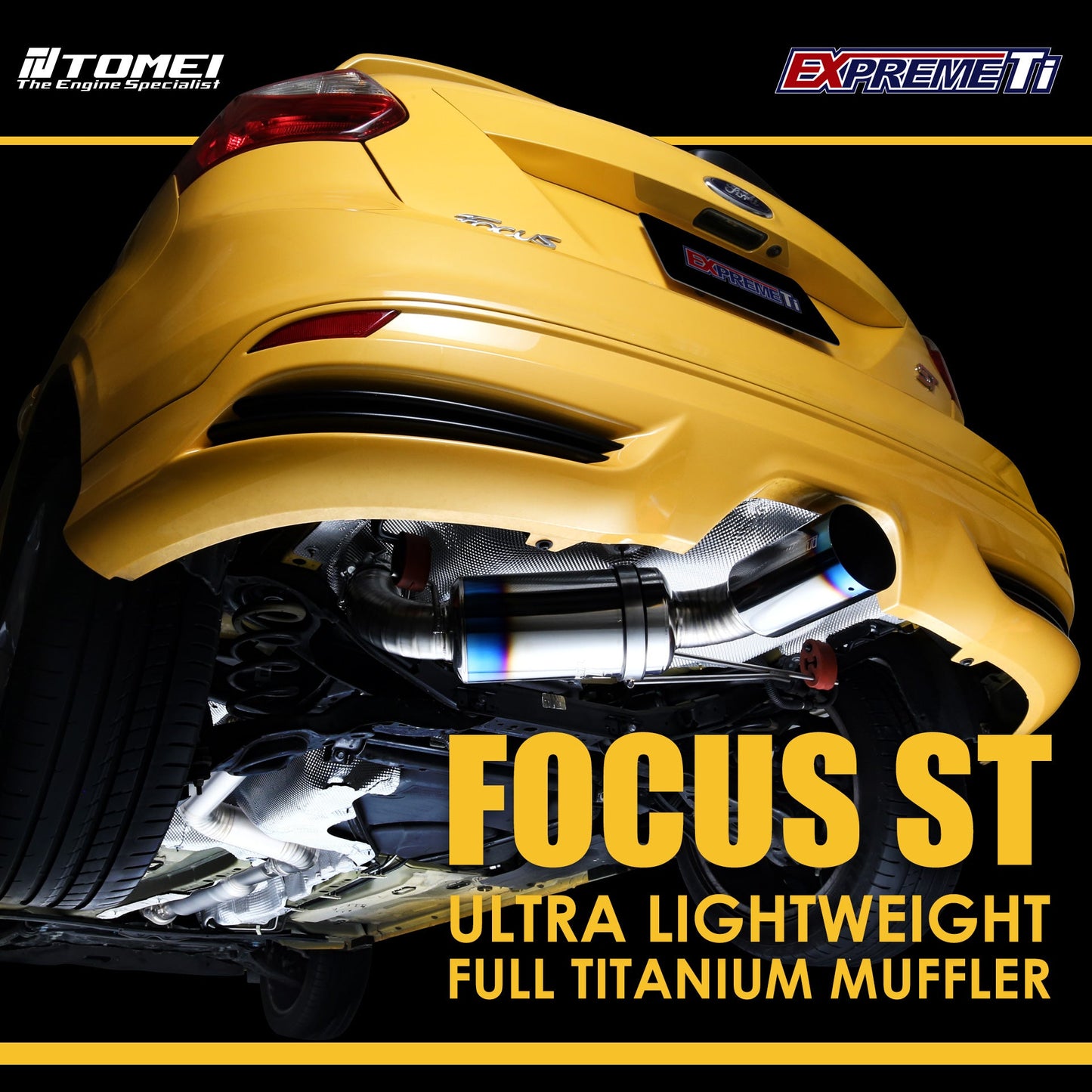 Tomei Expreme Titanium Exhaust System For 2013-18 Ford Focus ST Ecoboost