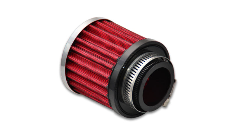 Vibrant Crankcase Breather Filter w/ Chrome Cap 1.5in 38mm Inlet - 2188