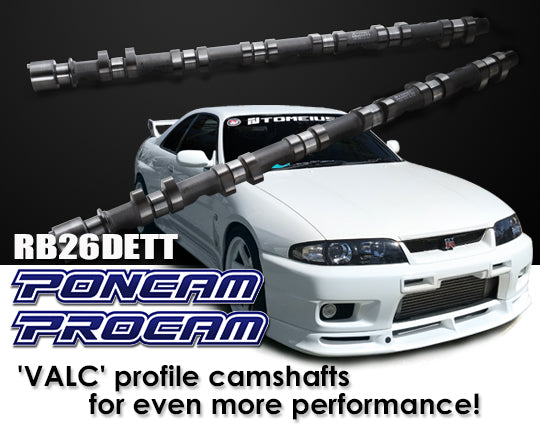 TOMEI Poncam Camshaft Exhaust 254-9.15mm Lift - 1999-2002 NISSAN BNR34 Skyline GT-R RB26DETT / 1998-2002 ER34 Skyline RB25DET NEO6(TA301E-NS05B)