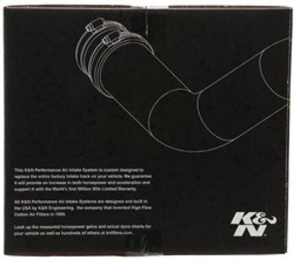 K&N 14-15 Infiniti Q50 3.7L V6 Dual Silver Typhoon Short - 69-7083TS