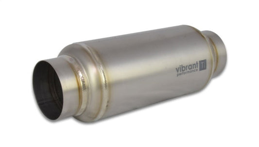 Vibrant Titanium Resonator 2.5in. Inlet / 2.5in. Outlet x 12in. - 17525
