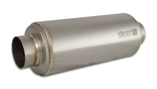 Vibrant Titanium Resonator 4in Inlet / 4in Outlet x 16in - 17540