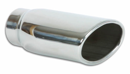 Vibrant 4.5in x 3in Oval SS Exhaust Tip (Single Wall - 1406