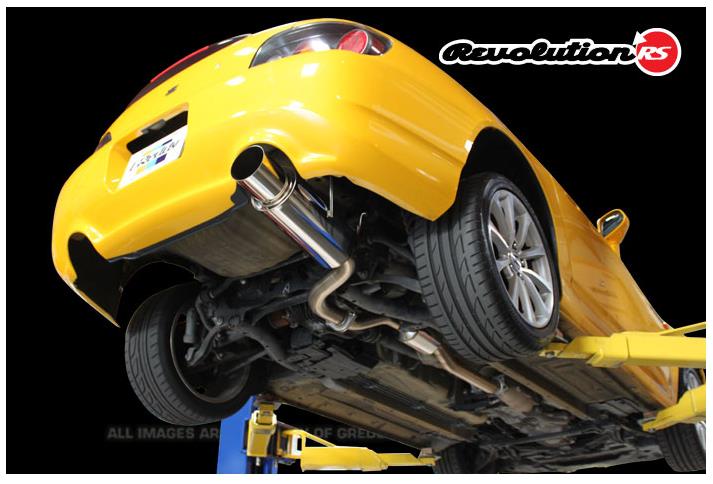 GReddy 00-08 Honda S2000 63.5mm Revolution RS Single Exit Cat-Back - 10158100