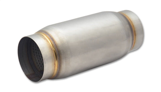 Vibrant SS Race Muffler 3in inlet/outlet x 9in long 3.75in - 1769