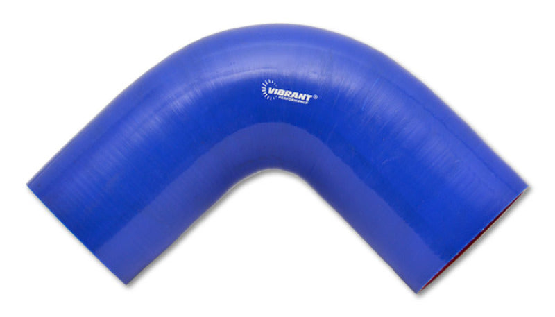 Vibrant 4 Ply Reinforced Silicone Elbow Connector - 2.5in I.D. - 2742B