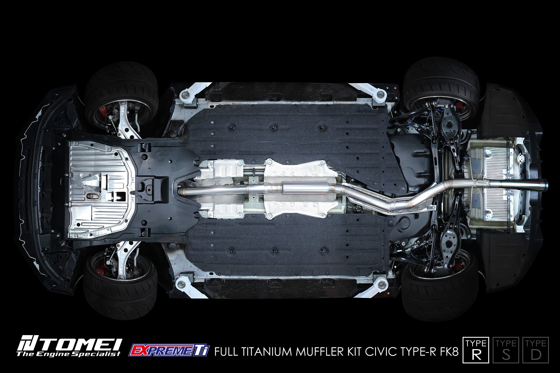 Tomei Expreme Titanium Exhaust System Type-R for 2017+ Honda Civic Type R FK8Tomei USA