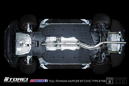 Tomei Expreme Titanium Exhaust System Type-R for 2017+ Honda Civic Type R FK8Tomei USA