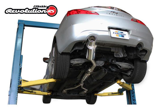 GReddy 2007-2013 INFINITI G37 Revolution RS 2.5" to 3" Stainless Steel Single Exit Catback Exhaust - 10128103