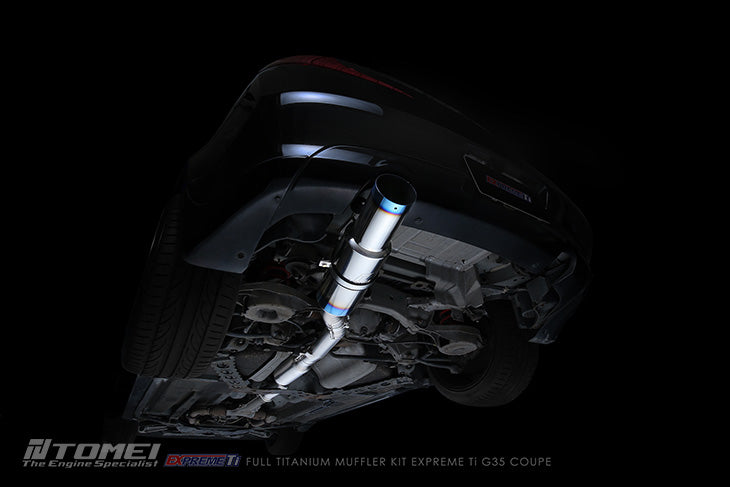 TOMEI - 2003-2007 INFINITI G35 Coupe Expreme Titanium Y-Pipe Back Single Exit Exhaust System(TB6090-NS04G)