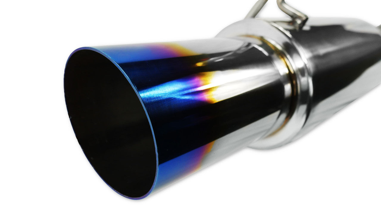 ISR Performance Single GT Exhaust With Burnt Tip- NISSAN 350Z Z33(IS-GT-350Z-BT)