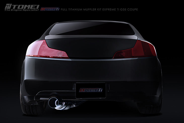 TOMEI - 2003-2007 INFINITI G35 Coupe Expreme Titanium Y-Pipe Back Single Exit Exhaust System(TB6090-NS04G)