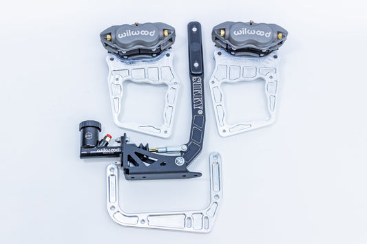 Sikky Manufacturing - Dual Caliper Bracket kit for S550 Mustang GT (SM-DCB03)