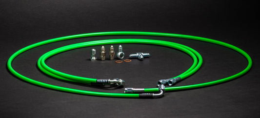 Sikky Manufacturing - E36 Reverse Pull Back Handbrake Dual Caliper Line Kit (HLK-03RM)